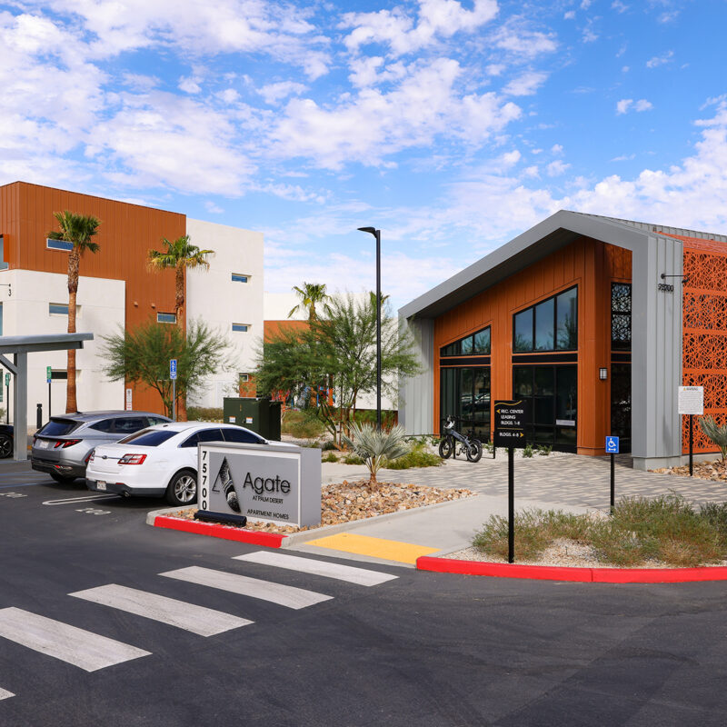 Exterior shot of Agate